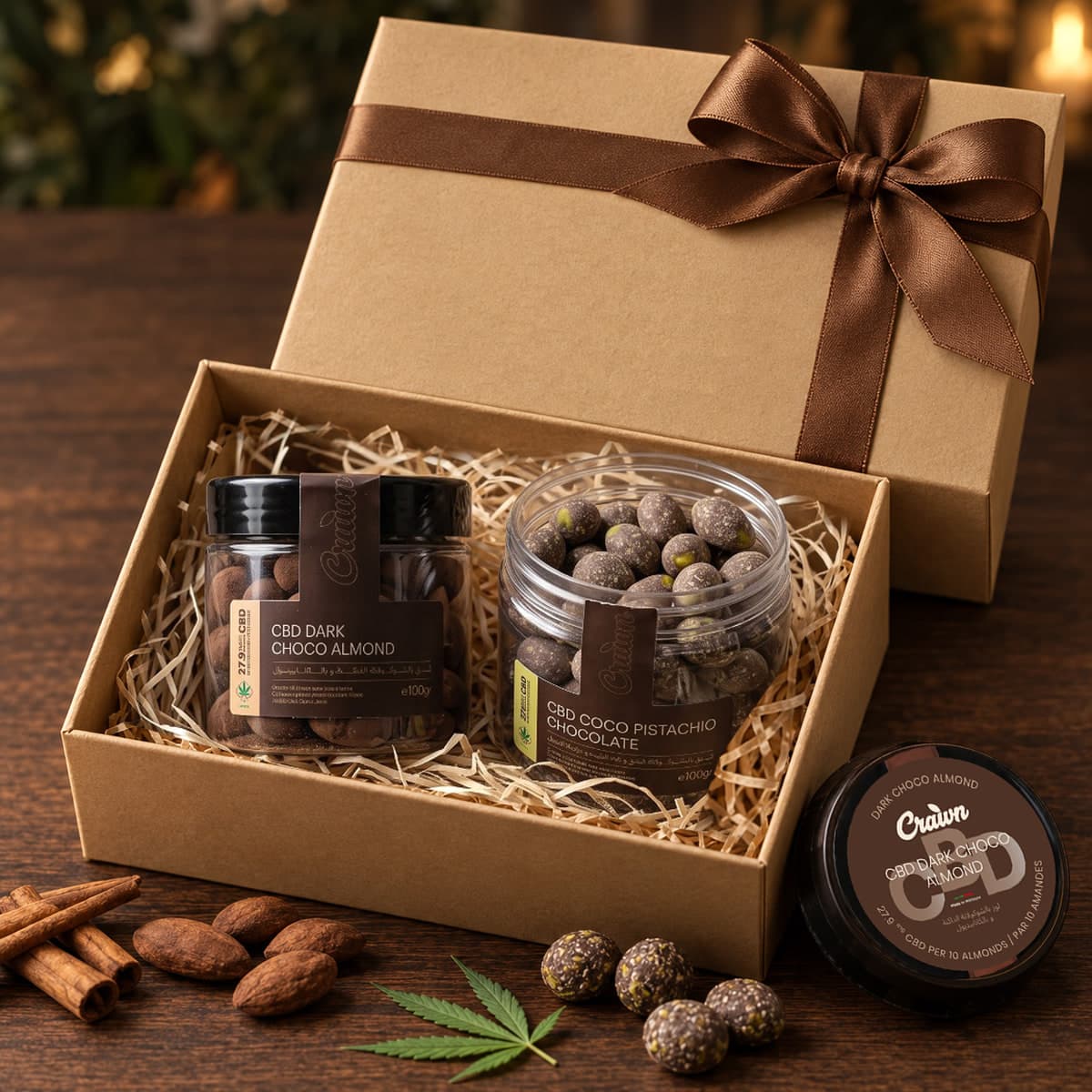 Pack Duo Gourmand CBD — Almond & Pistachio